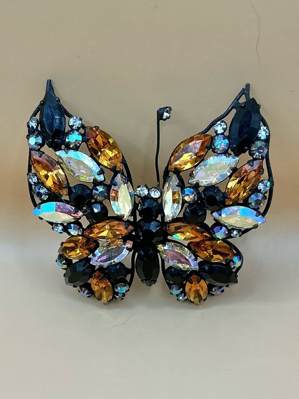 Vintage Signed Regency Butterfly Brooch